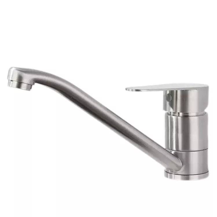 360° Kuzungusha Spout Kirefu Kwa Mabonde ya Maji ya Moto na Baridi