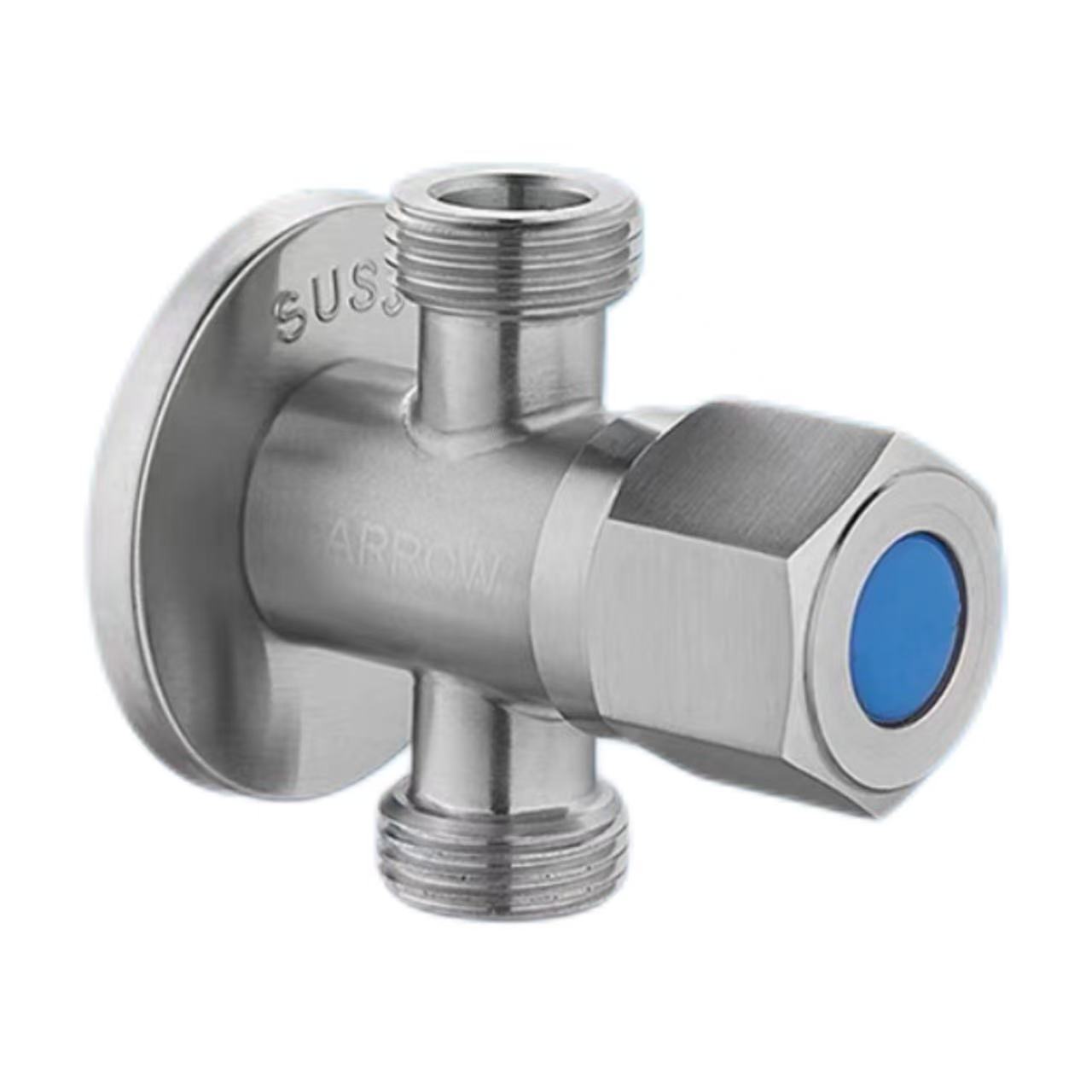 Valve ya Diverter ya Njia Tatu ya Chuma cha pua iliyopigwa brashi Valve ya Diverter ya Njia Tatu ya Chuma cha pua iliyopigwa brashi