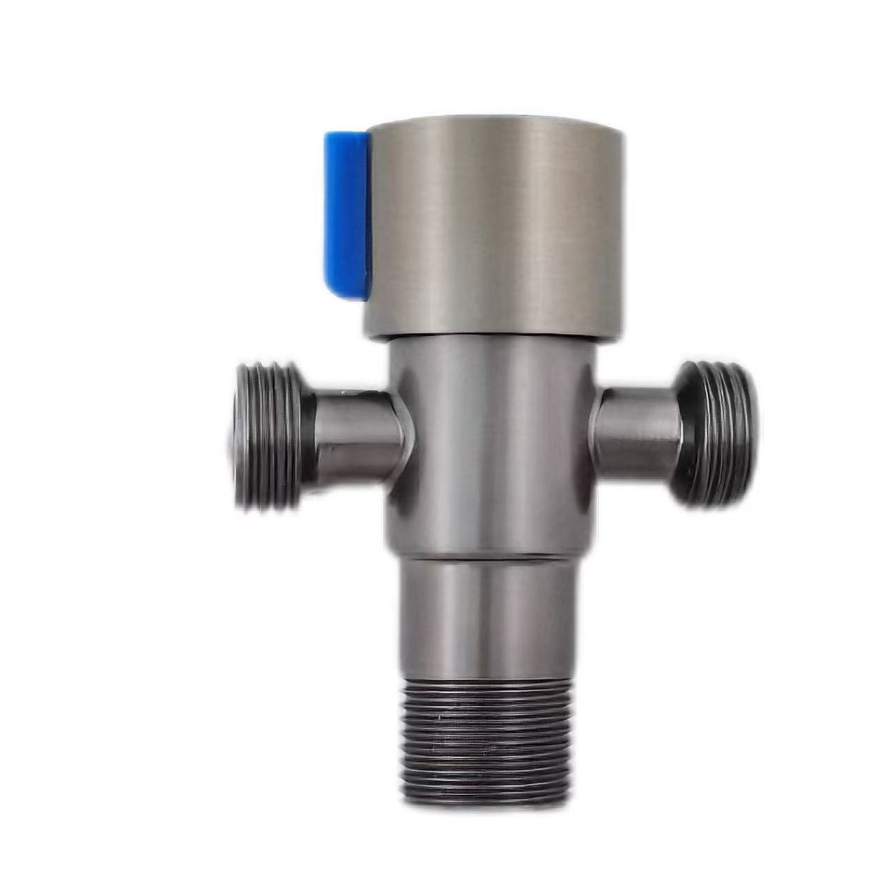 Gun Grey Single-Control Njia Tatu Inlet Angle Valve ya maji Gun Grey Single-Control Njia Tatu Inlet Angle Valve ya maji