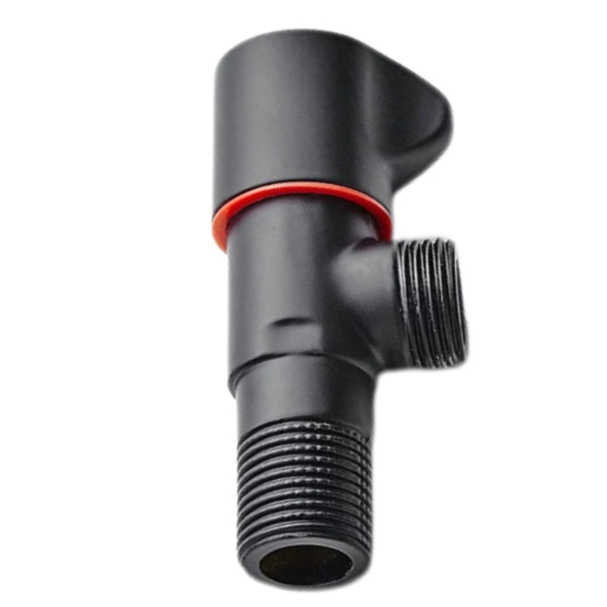 Gunmetal Grey Angle Valve Universal Moto na Maji Baridi Stop Valve Set