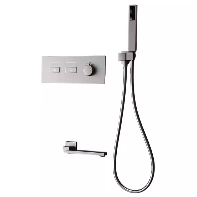 Kichwa cha Shower cha Kioga cha Giza cha Giza Kiwili cha Dual-Outlet