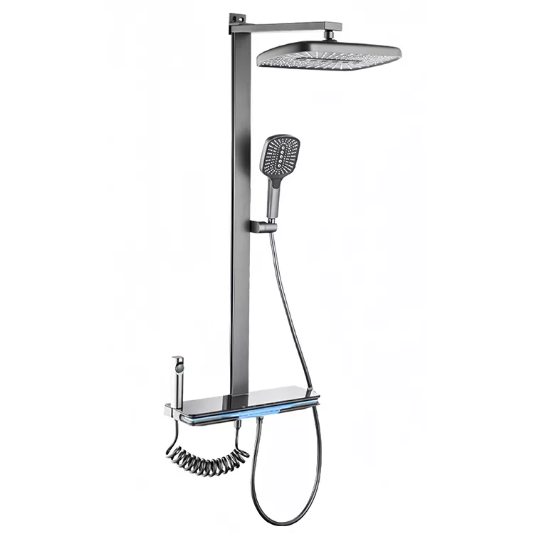 Seti ya Shower yenye Kazi nyingi Na Kishikilia Bunduki ya Dawa Seti ya Shower yenye Kazi nyingi Na Kishikilia Bunduki ya Dawa