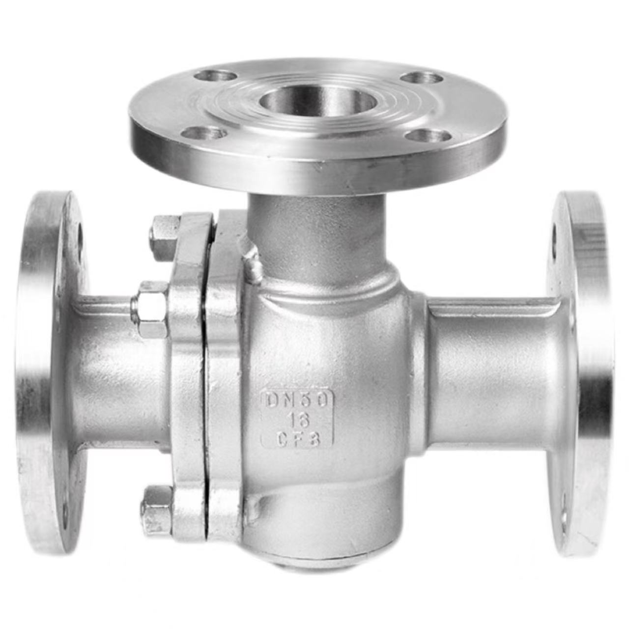 Njia tatu za valve ya mpira wa flange